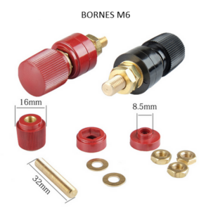 Conectores Bornes Batería M6